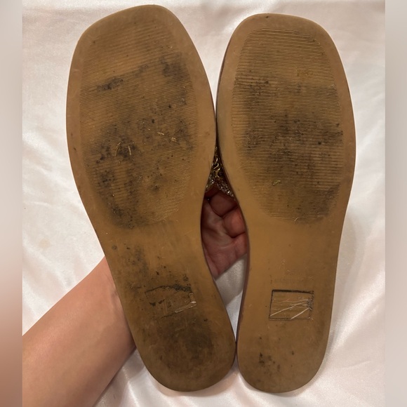 Jennifer Lopez Gold and Silver Sandals - Picture 5 of 6